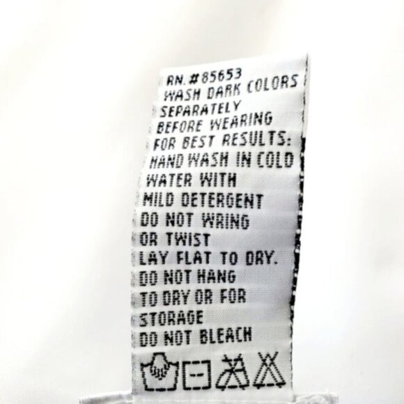 Napa Studio 1X Navy Blue Floral V-neck Button Front Knit Embroidered Vest - Picture 5 of 8